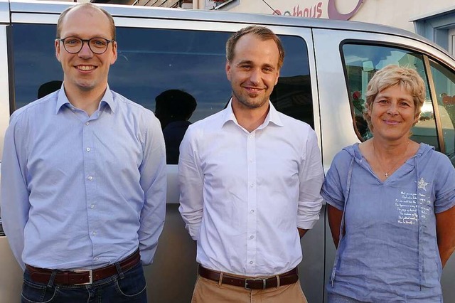 Der neue  Vorstand der Lffinger FDP (...rle und Schatzmeisterin Andrea Burger.  | Foto: Martin Wunderle