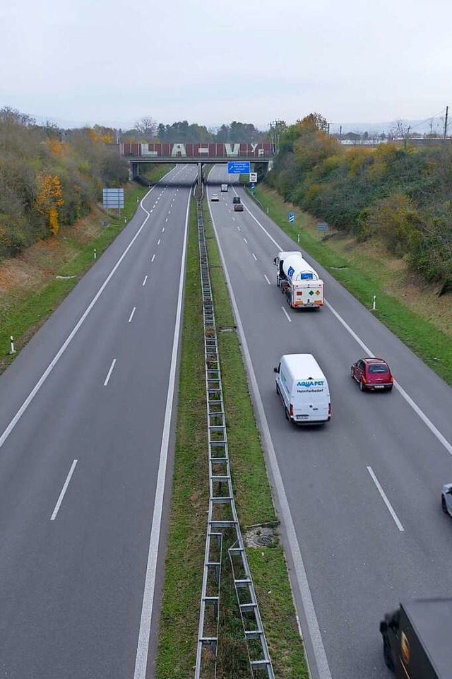 Die Hochrheinautobahn A 98 ist derzeit...s Foto aufgenommen wurde (Archivbild).  | Foto: Victoria Langelott