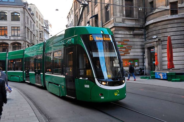 Eine Verlngerung der Basler Straenbahn-Linie 6 wird diskutiert.  | Foto: Daniel Gramespacher