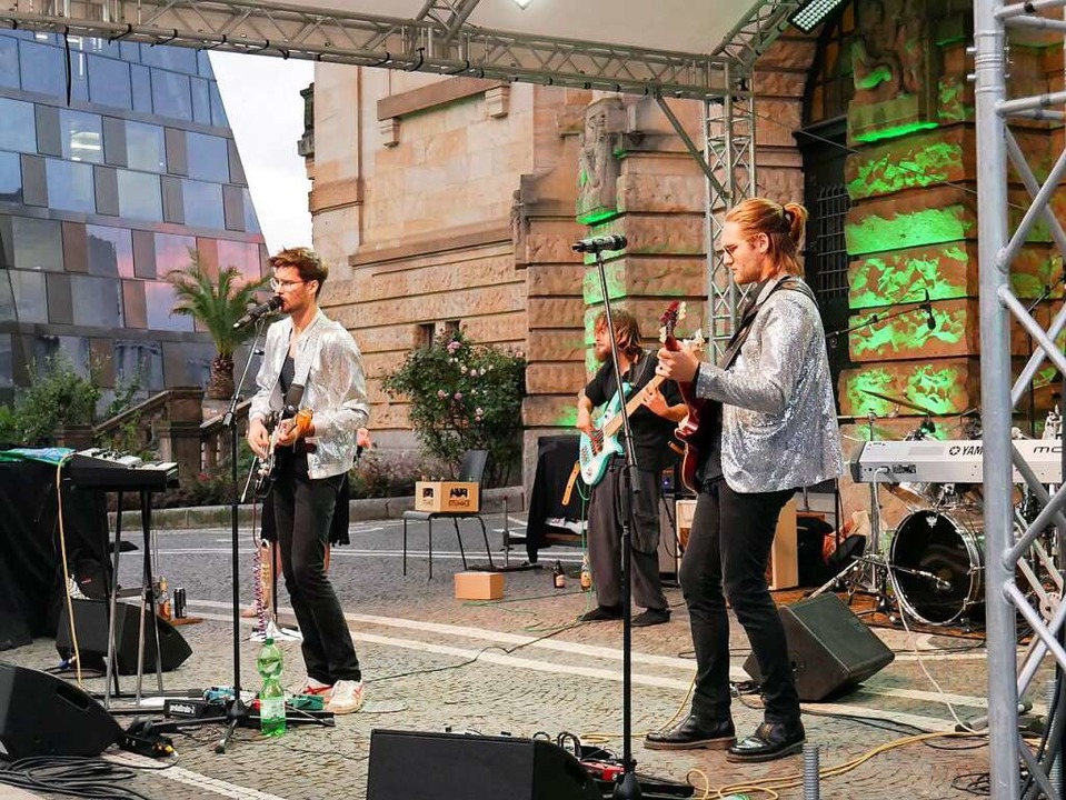 Die Band um Austin Horn und  Philip Dyszy spielte seit Langem live vor Publikum  | Foto: Francesco Zimmermann