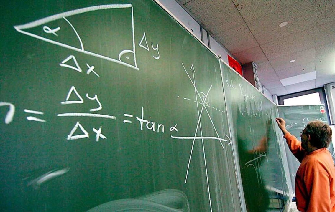 Mathe braucht man nicht mehr nach der Schule? Pustekuchen!  | Foto: Verwendung weltweit, usage worldwide