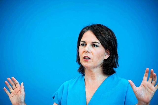 Kanzlerkandidatin Annalena Baerbock  | Foto: STEFANIE LOOS (AFP)