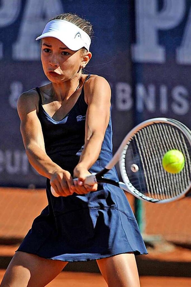 Endspiel in Roland Garros: Julia Stuse...n dieser Woche ihr erstes ITF-Turnier.  | Foto: Bettina Schaller