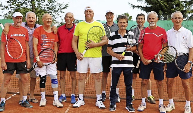 Die Senioren im TC Bonndorf sind nicht...och im allgemeinen Spielbetrieb dabei.  | Foto: Martha Weishaar