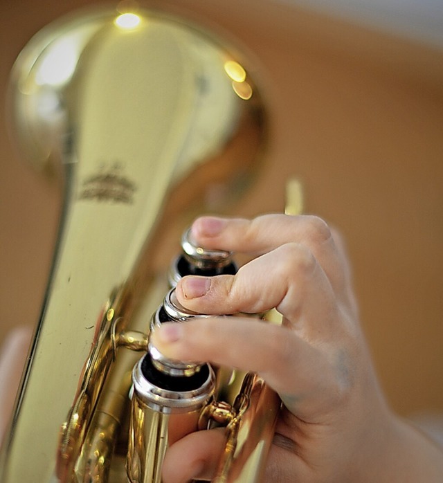Auch  Trompete unterrichtet die Musikschule.  | Foto: Kathrin Blum