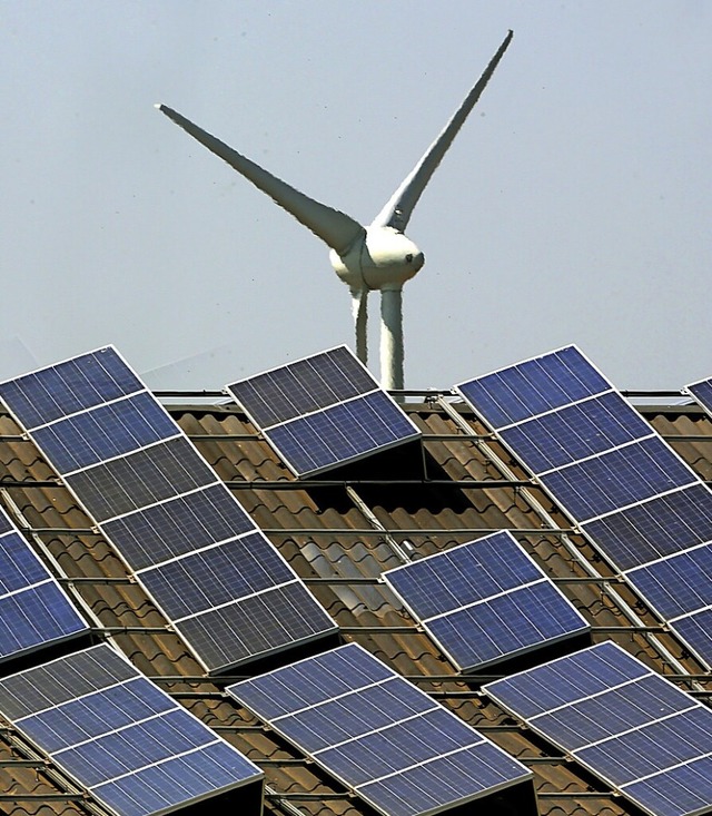 Der Anteil erneuerbarer Energie soll im Kreis Lrrach steigen.  | Foto: Roland Weihrauch