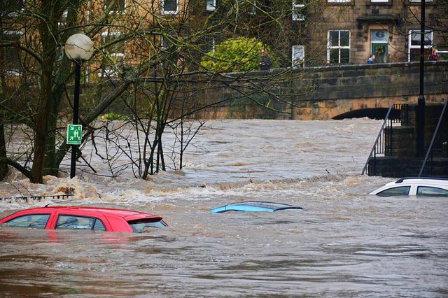 Binzen, Eimeldingen und Rmmingen  spenden fr Hochwasser-Opfer.  | Foto: Chris Gallagher (dpa)
