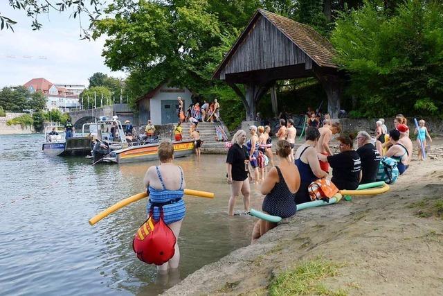 Rheinschwimmen in Rheinfelden ist endgültig abgesagt