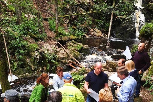 Falkauer Wasserfall soll wieder begehbar gemacht werden
