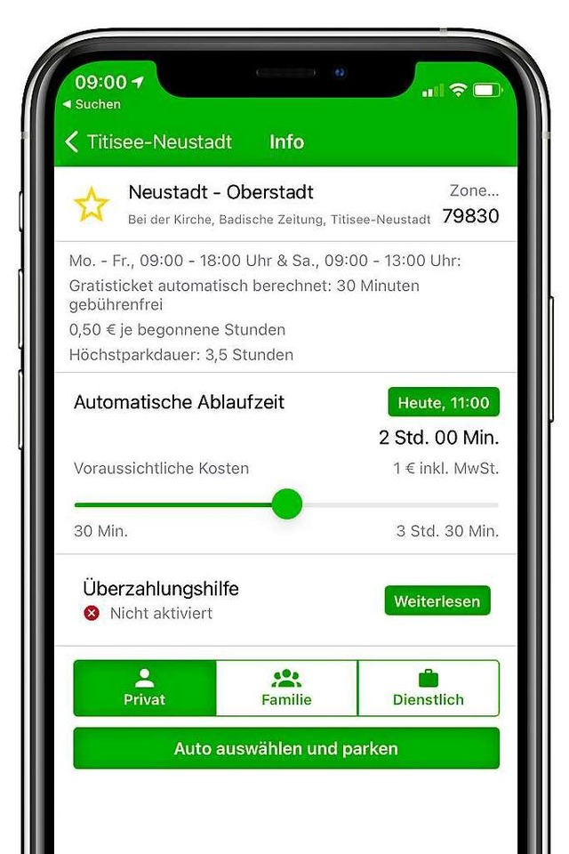 Die Parkster App  | Foto: parkster