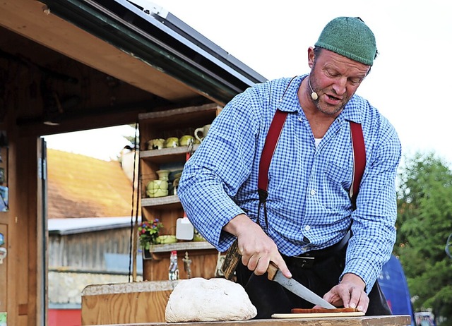 Wenn Fidelius Waldvogel alias Martin W...ft einem das Wasser im Munde zusammen.  | Foto: Martha Weishaar