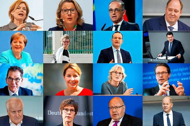 Das Kabinett Merkel IV  | Foto: Collage / dpa