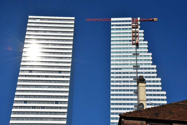 Die beiden Roche-Trme in Basel  | Foto: Kathrin Ganter