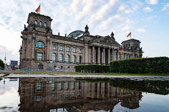 Am 26. September wird der neue Bundest...; Lahr sind zwlf Parteien zugelassen.  | Foto: Fabian Sommer (dpa)