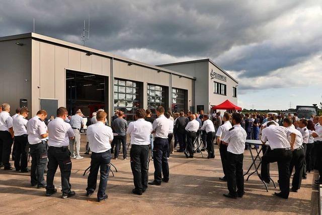 Groer Bahnhof fr gemeinsames Feuerwehrhaus von Wittenweier und Nonnenweier