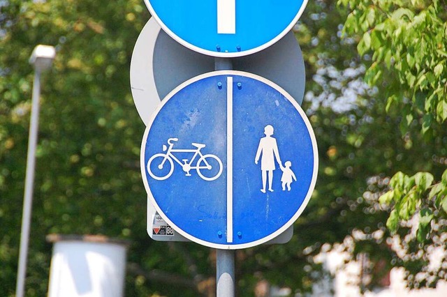 Geh- und Radwege  werden verbreitert.  | Foto: Hannes Lauber
