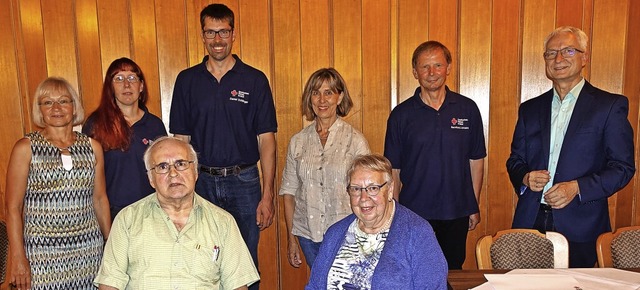 Bernhard Trndle und Rita Schle (vord...anie Schwenninger (hinten, von links).  | Foto: Heidemarie Rombach