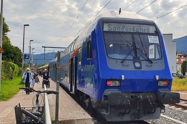 Sonderfahrt nach Waldkirch  | Foto: Theresa Steudel