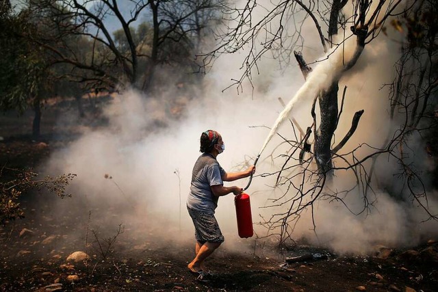 Waldbrnde in der Trkei  | Foto: Emre Tazegul (dpa)