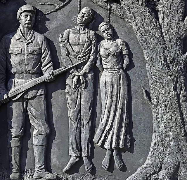Die Verbrechen unter deutscher Kolonia...s Denkmal an die Grueltaten erinnert.  | Foto: Jrgen Btz