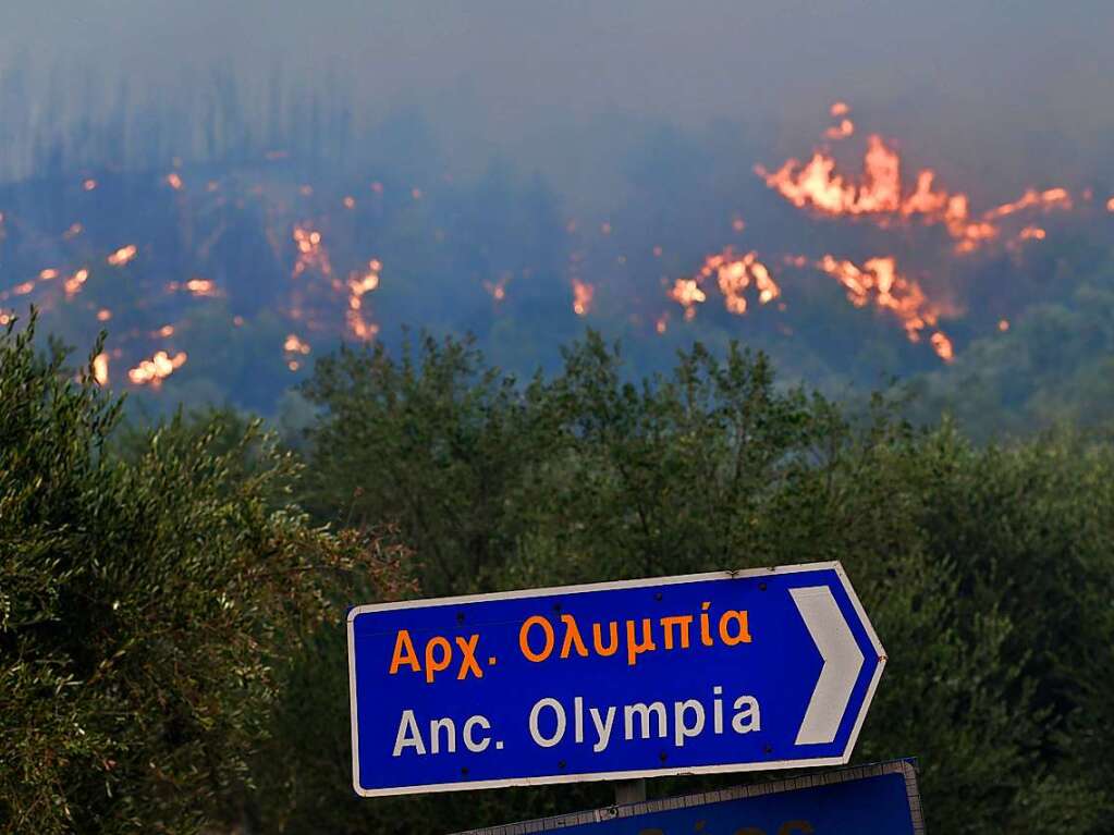 Waldbrnde in Griechenland