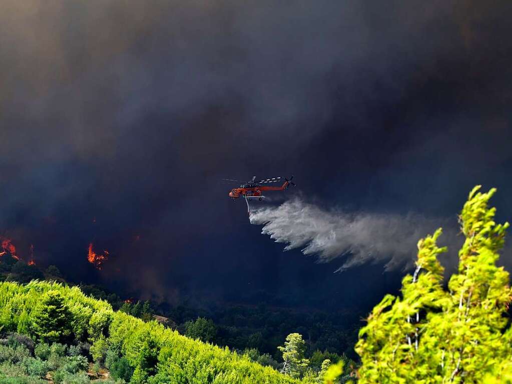 Waldbrnde in Griechenland