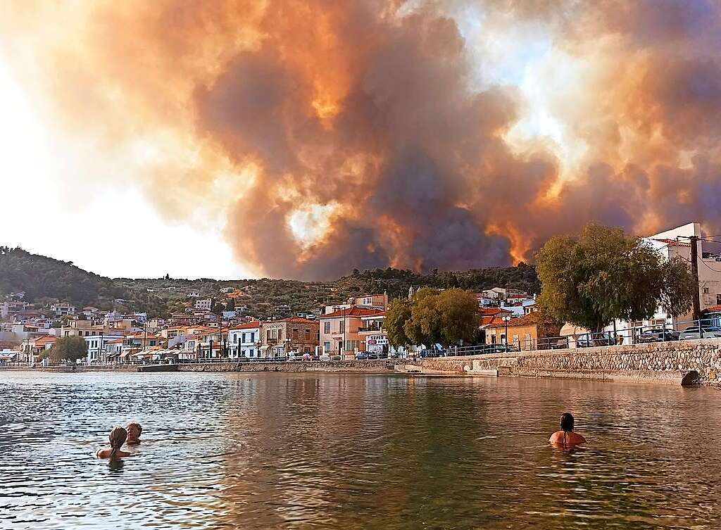 Waldbrnde in Griechenland