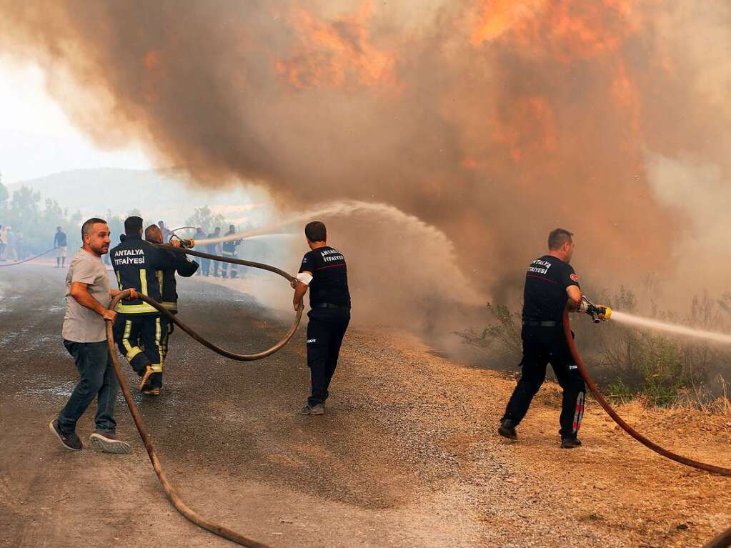 Waldbrnde in Griechenland