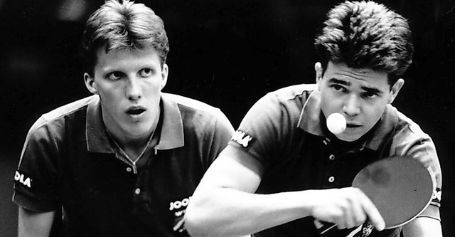 Jrg Rokopf und Steffen Fetzner 1989 bei der WM in Dortmund  | Foto: imago sportfotodienst, via www.imago-images.de