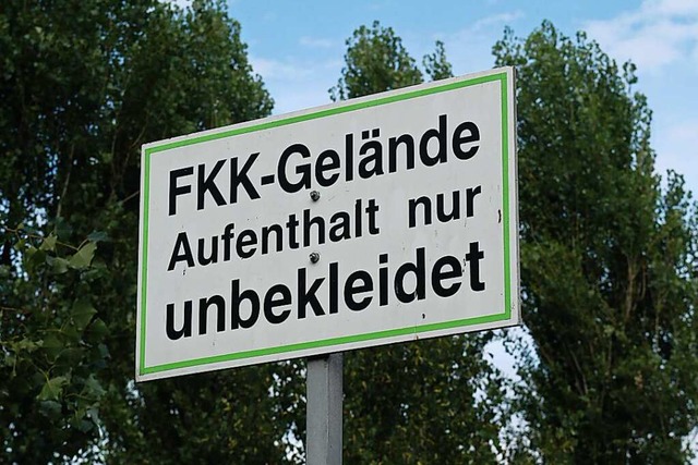 Auf dem FKK-Gelnde am Freiburger Silbersee ist Kleidung tabu.  | Foto: Ingo Schneider