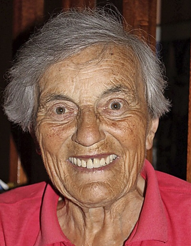 Gertrud Kuhny kann heute in Eichen ihren 90. Geburtstag feiern.  | Foto: Ralph Lacher