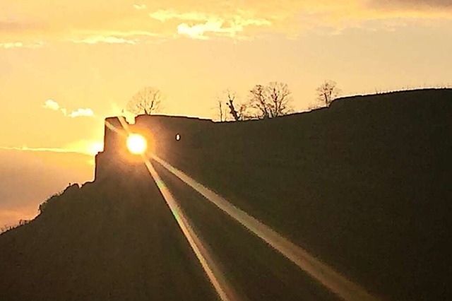 Sonnenuntergang in Hecklingen.  | Foto: Gerhard Jrger