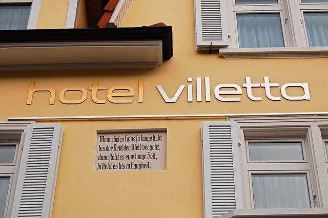 Das Hotel Villetta in Grenzach-Wyhlen  | Foto: Vollmar