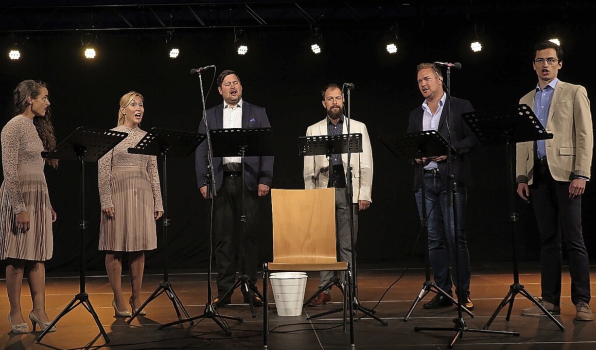 Das Ingenium Ensemble aus Slowenien un...der diesjährigen Staufener Musikwoche.  | Foto: Dorothee Philipp