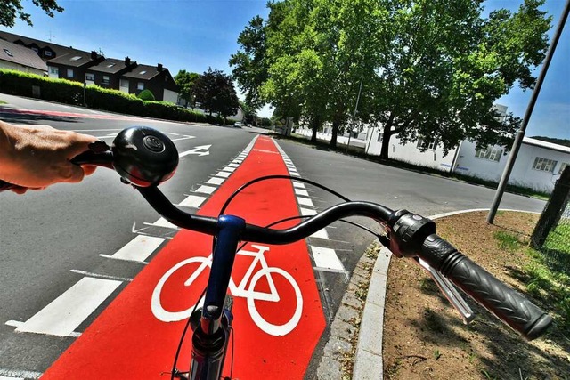 Die Stadt Lrrach gibt gas beim Velove...uch die Planung fr den Radschnellweg.  | Foto: Barbara Ruda