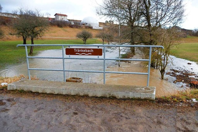 Bei Starkregen wird der kleine Trnkebach streckenweise zum Wildbach.  | Foto: Karla Scherer