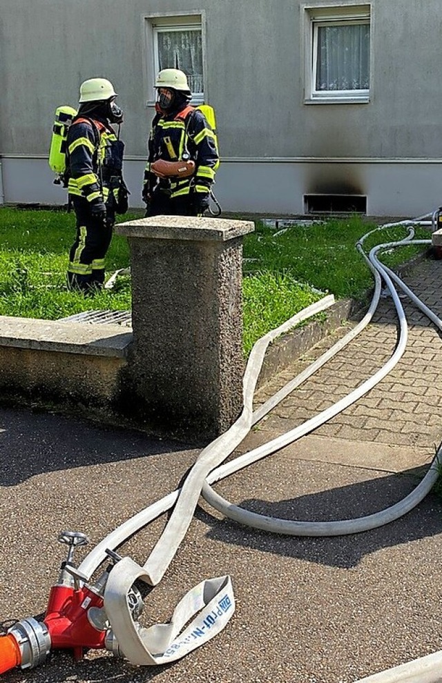 Hoher Sachschaden entstand bei einem Kellerbrand in Bohlsbach  | Foto: Feuerwehr Offenburg