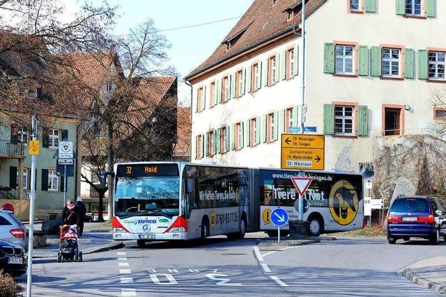 Die Buslinien 32 und 33 werden in Opfingen umgeleitet