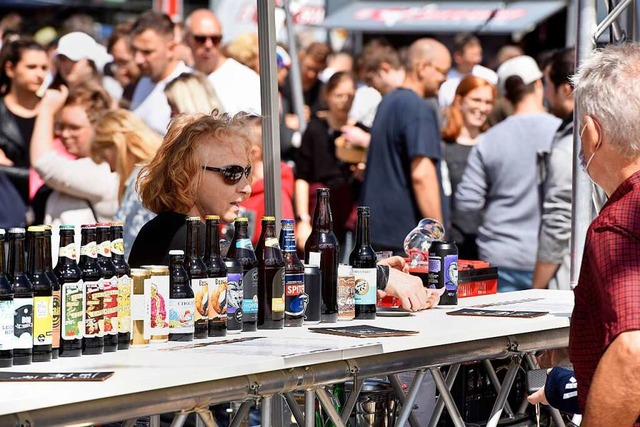 Die Veranstalter sind mit der Resonanz des Street-Food-Markets zufrieden.  | Foto: Thomas Kunz