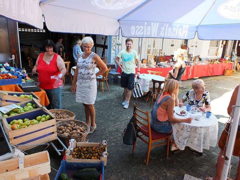 Einen Hofflohmarkt, wie er auch schon ...20; am 18. September in Allmannsweier.  | Foto: Rudi Rest
