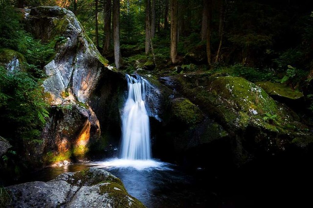 Was wir lieben, ist nicht die Natur se...oto ein Wasserfall im Sdschwarzwald).  | Foto: Carlotta Huber