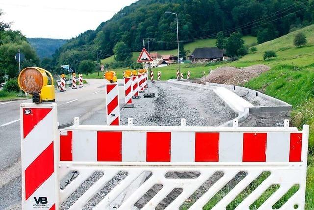 Hindernisse beim neuen Radweg im Schuttertal