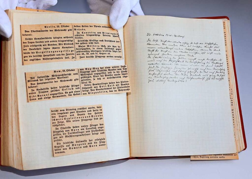 Der Schopfheimer  Drogist Herman Glatt...nisse in seinem Tagebuch dokumentiert.  | Foto: Deutsches Tagebucharchiv Emmenendingen