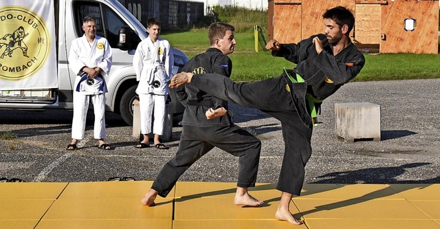 Der Budoclub stellte asiatische Kampfsporttechniken  vor.  | Foto: Thomas Loisl Mink