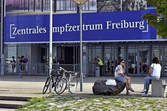 SC-Aktion sorgt f�r Andrang im Freiburger Impfzentrum
