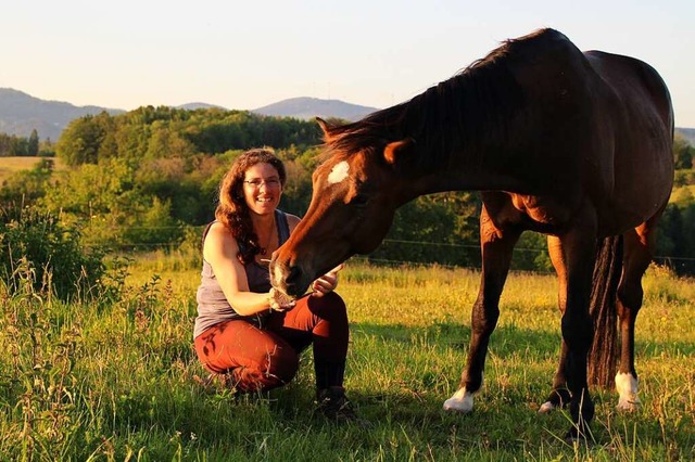 Johanna Ayanpeju sucht einen neuen Hof fr ihre Reitschule  | Foto: Kathrin Iske