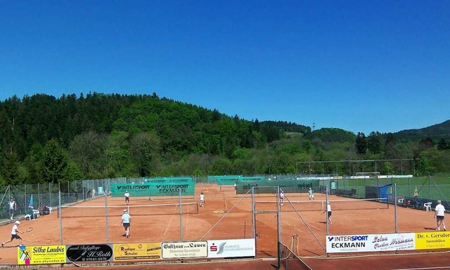 Die Tennisanlage des Tennisclubs Buche...isonstart &#8222;runderneuert&#8220;.   | Foto: privat