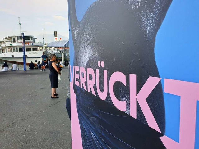 Dem Festivalmotto zum Trotz: Alles wir...rwaldstttersee vor dem KKL in Luzern.  | Foto: Alexander Dick