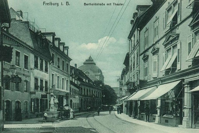 Nach 1910 entstand dieses Foto der  Be...ar vergleichsweise kleinteilig bebaut.  | Foto: Archiv Hans-Jrgen Oehler