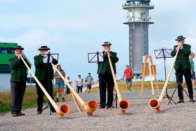 Internationales Alphorntreffen auf dem Feldberg